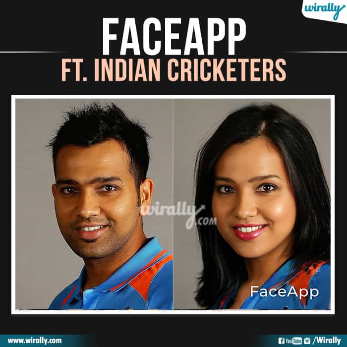 10 Indian Cricketers Faceapp