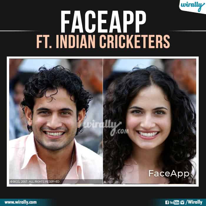 13 Indian Cricketers Faceapp