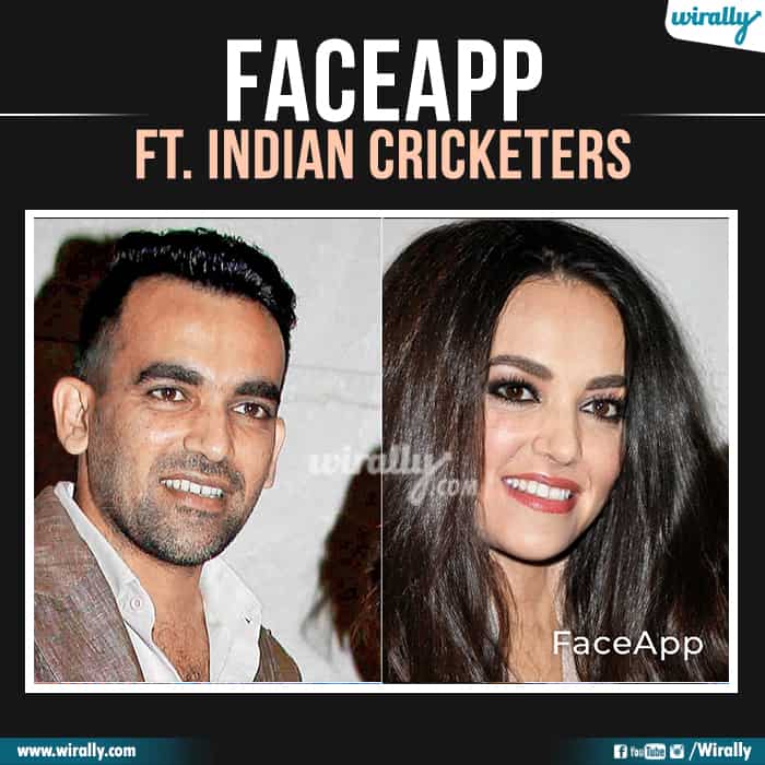 15 Indian Cricketers Faceapp