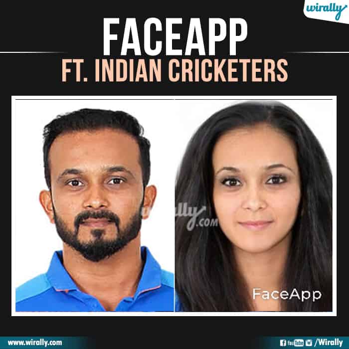 22 Indian Cricketers Faceapp