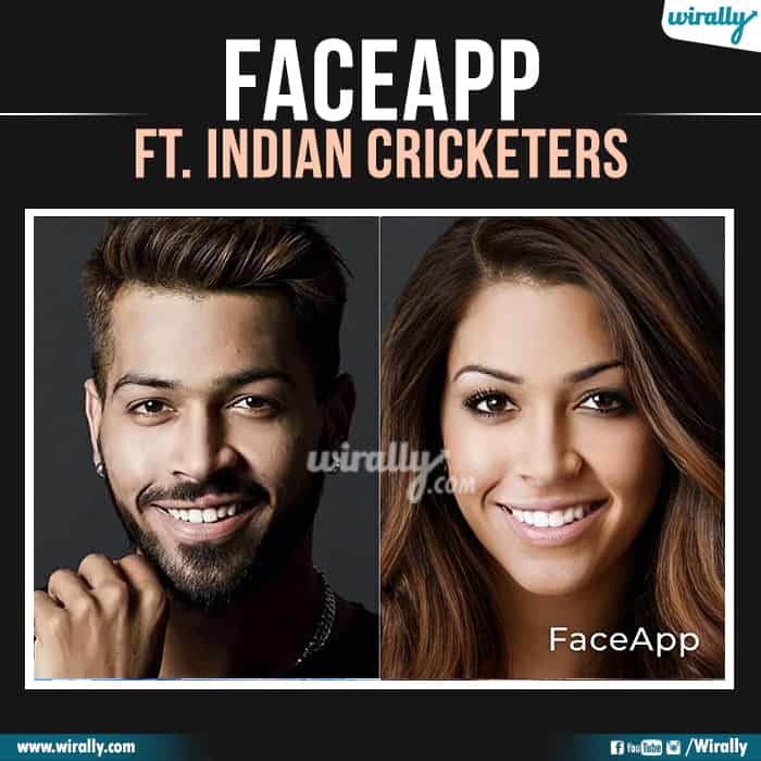 3 Indian Cricketers Faceapp