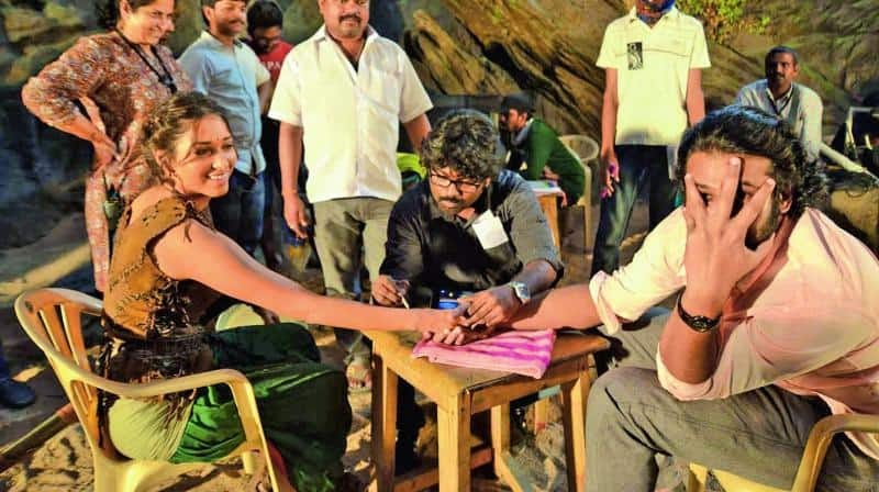 Unseen Working Stills From Baahubali Movie16