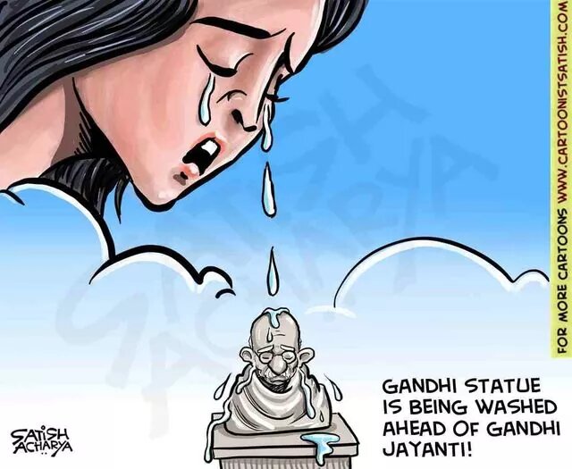 Meet Satish Acharya, The Man Behind These Innovative, Funny &  Thought-Provoking Cartoons - Wirally