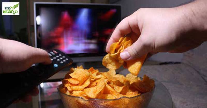 Do you gain weight by watching TV and eating