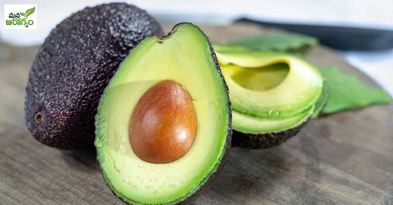 Solution with avocado pack for brittle hair