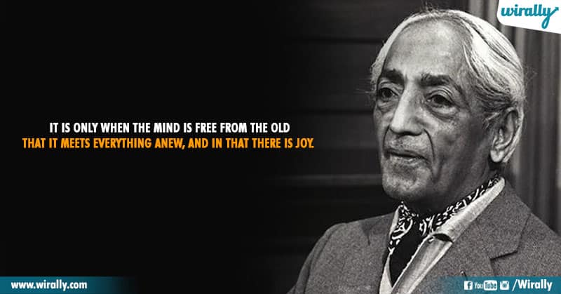 12.Quotes From Jiddu Krishnamurti Garu