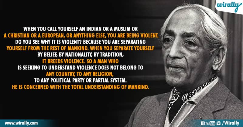 2.Quotes From Jiddu Krishnamurti Garu