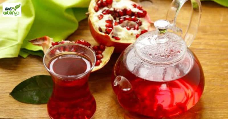 amazing health benefits in pomegranate tea