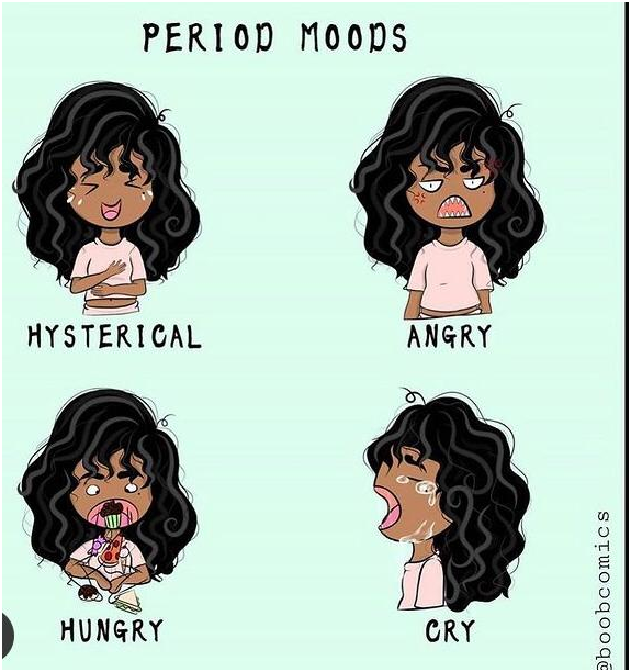 6. Period mood swings