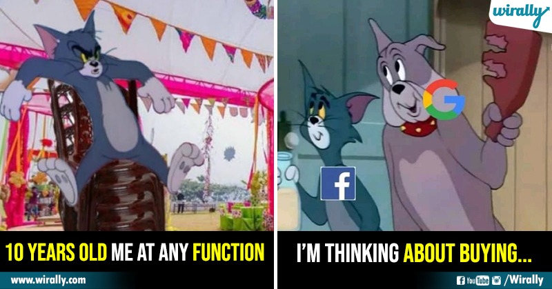 Some Relatable & Hilarious Memes From Our Childhood Fav 'Tom & Jerry' Show  - Wirally