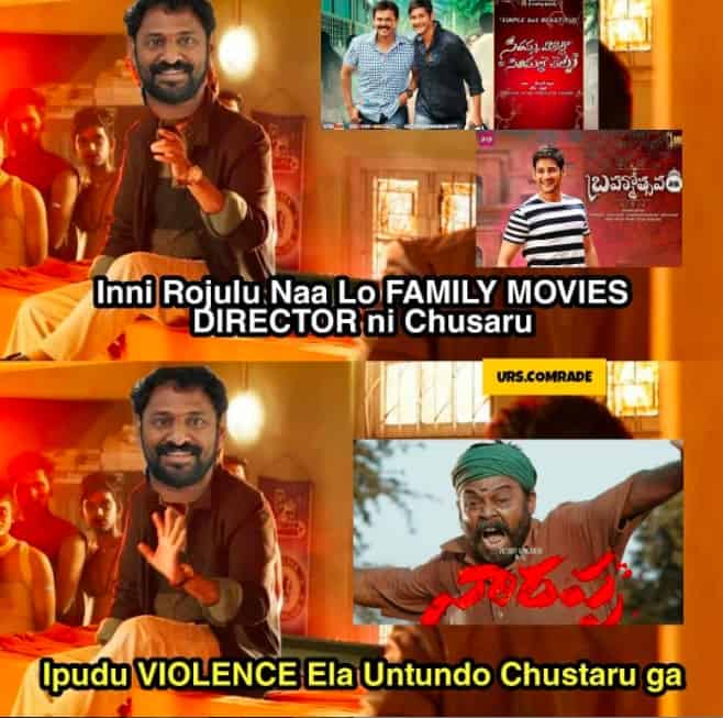 6.Narappa trailer memes