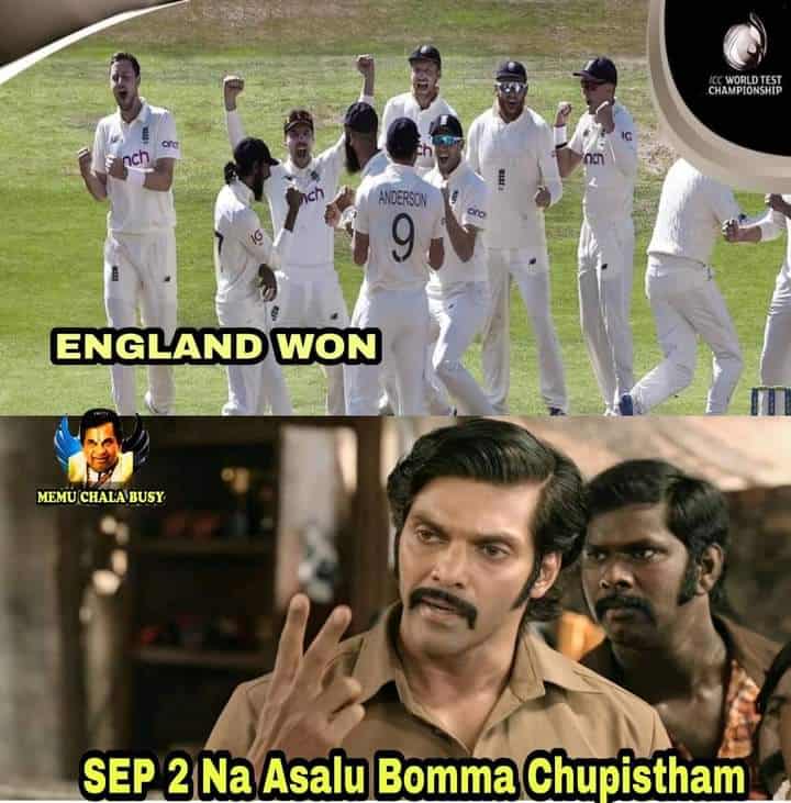 1.Memes on england india test match