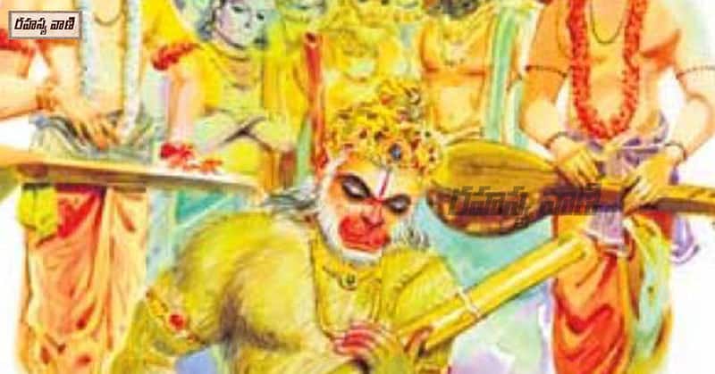 Fight Between Tumburu Narada and Hanuman