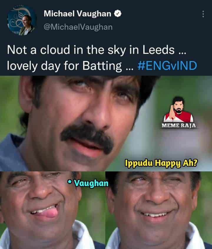 6.Memes on england india test match