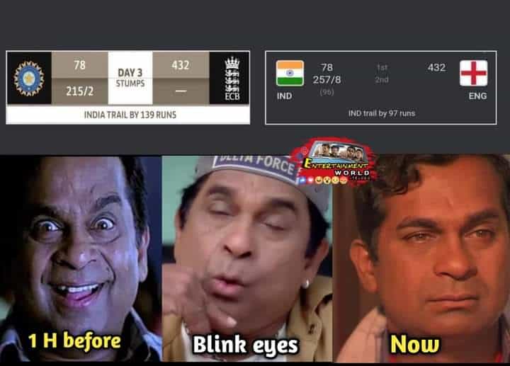 8.Memes on england india test match