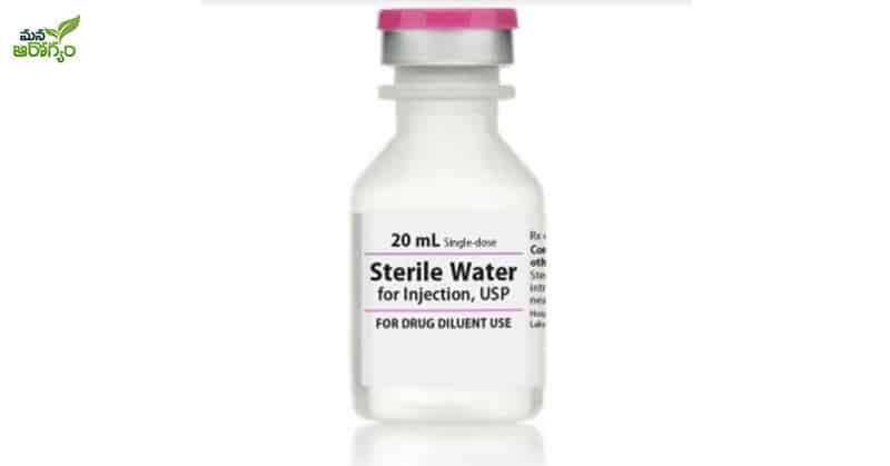 sterile water