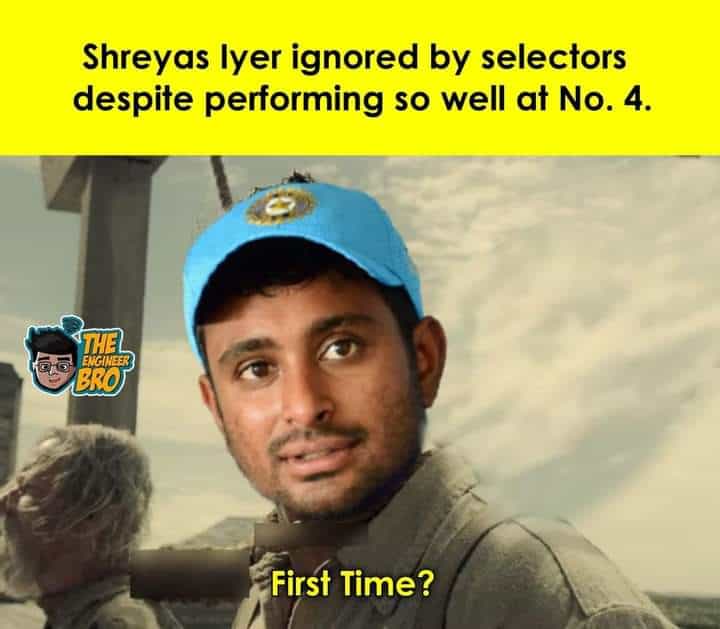 19.T20 WC Squad memes