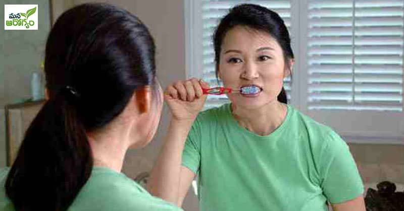 Brushing your teeth