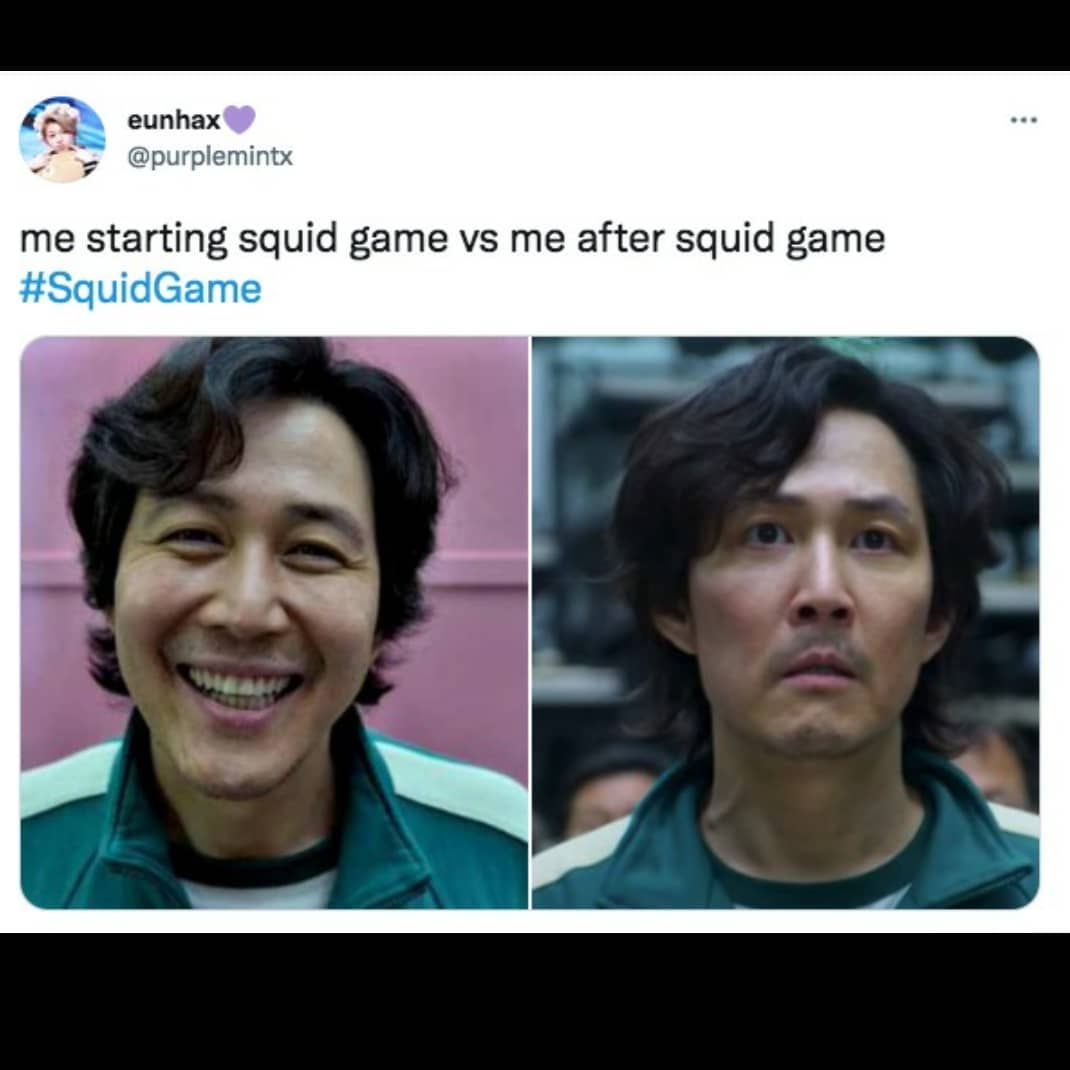 6.Squid Game memes
