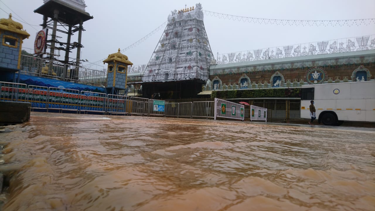 1.Tirupati floods
