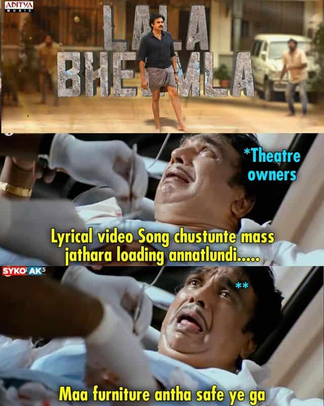 8.Bheemla Nayak song memes