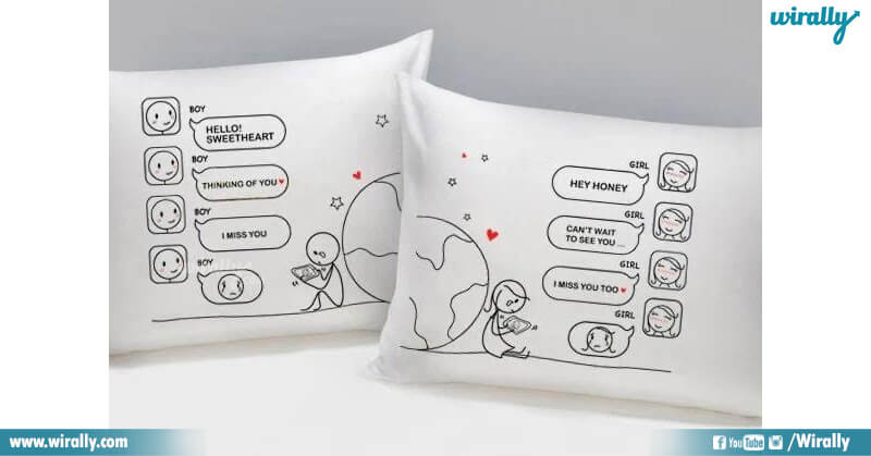 Long-Distance Relationship Pillow