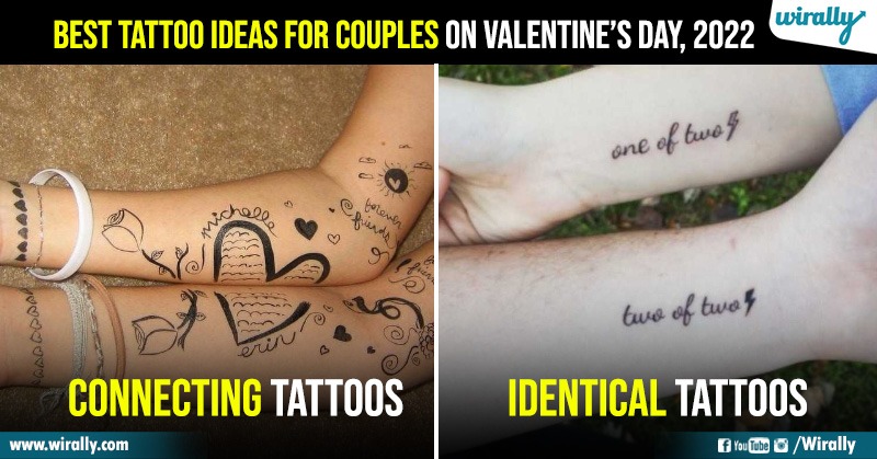 Top 10 Best Tattoo Ideas For Couples On Valentine's Day, 2022 - Wirally