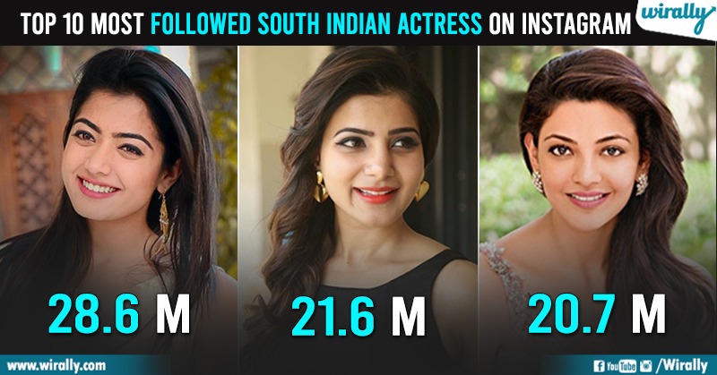 Top 10 Most Followed South Indian Actress on Instagram 