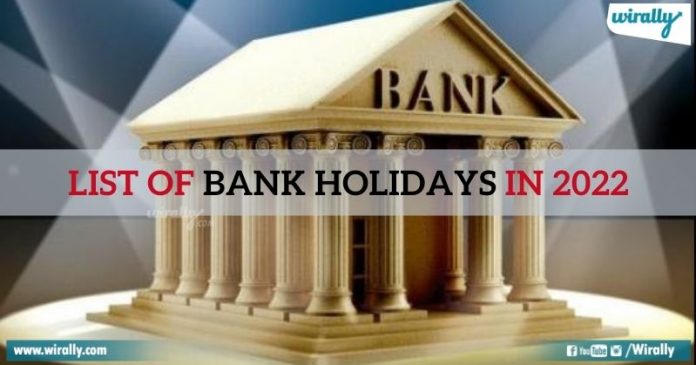 List of Bank Holidays in 2022