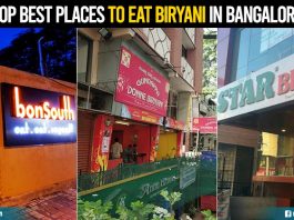 Top best places to eat biryani in Bangalore