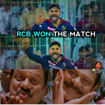 20 Memes That Sum Up RCB's Mass Win Against LSG In The Eliminator - Wirally