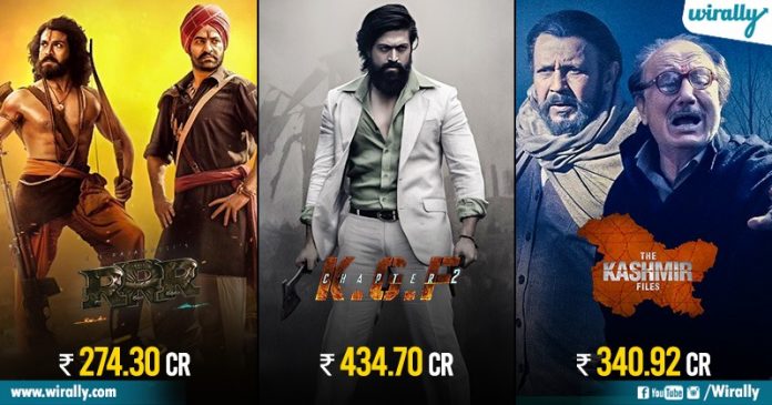 From The Kashmir Files To Shamshera: List Of Hindi Movies With Highest Collections Worldwide In 2022