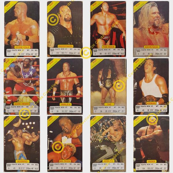 #FlashbackFriday: 20 Old WWF Trump Cards From Late 90’s - Wirally