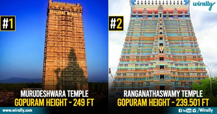 Murudeshwara To Meenakshi: Top 10 Tallest Hindu Temple Gopurams In India