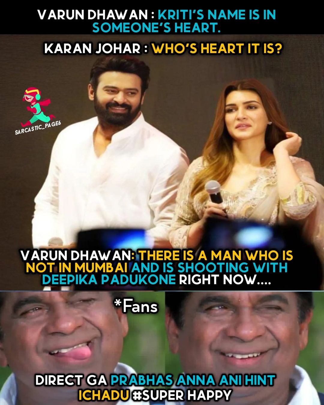 Prabhas Dating Kriti Sanon?: 15 Memes That Sum Up The Dating Rumors Of ...