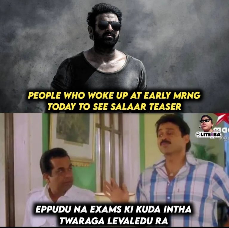 15 Hilarious Memes That Sum Up Salaar Movie Teaser Reactions