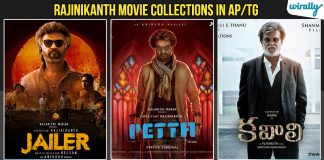 Rajinikanth Movies collections in Telugu States