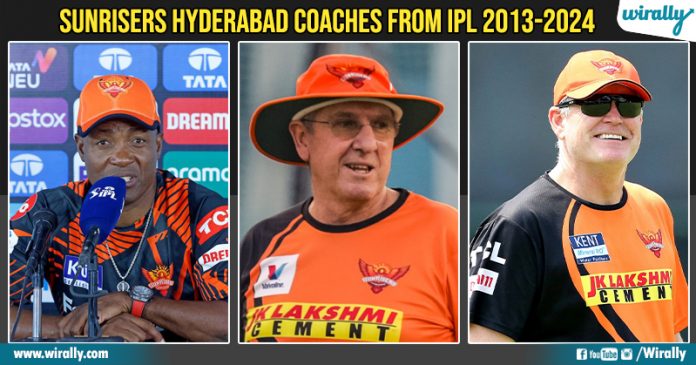 Sunrisers Hyderabad Coaches from IPL 2013-2024